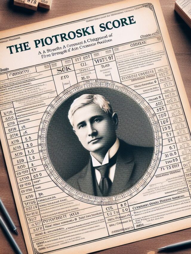 Piotroski Score of a Stock !